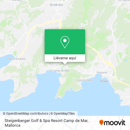 Mapa Steigenberger Golf & Spa Resort Camp de Mar