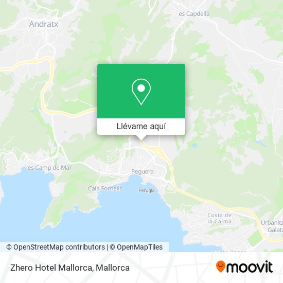 Mapa Zhero Hotel Mallorca