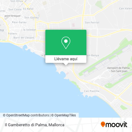 Mapa Il Gamberetto di Palma