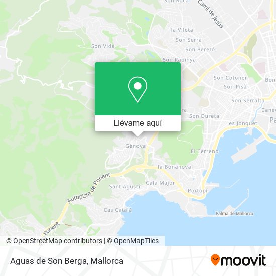 Mapa Aguas de Son Berga