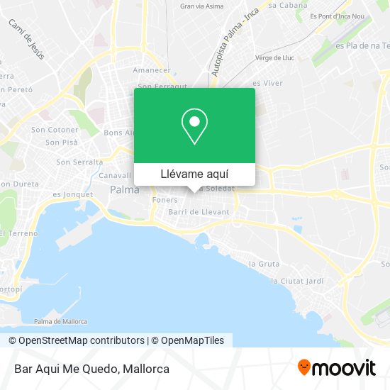 Mapa Bar Aqui Me Quedo