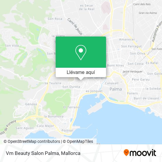 Mapa Vm Beauty Salon Palma