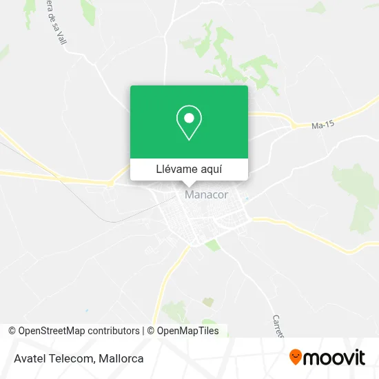 Mapa Avatel Telecom