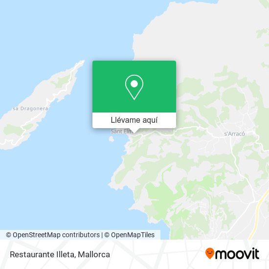 Mapa Restaurante Illeta