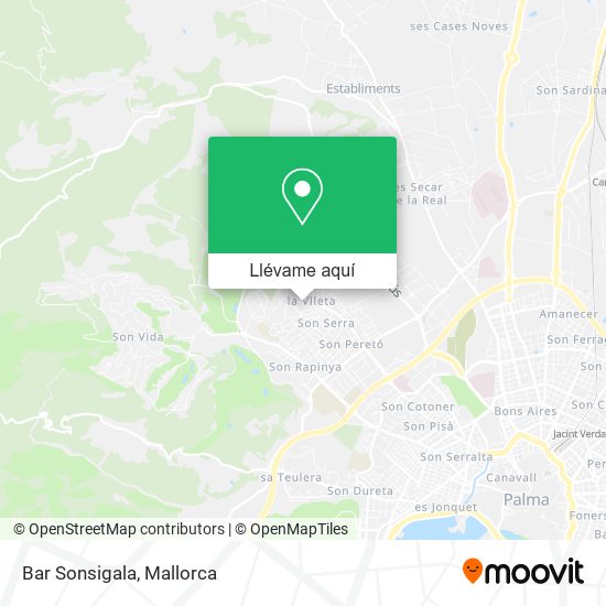 Mapa Bar Sonsigala