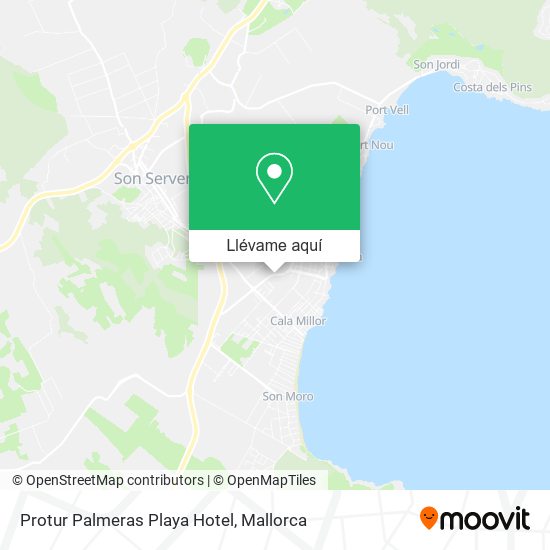 Mapa Protur Palmeras Playa Hotel