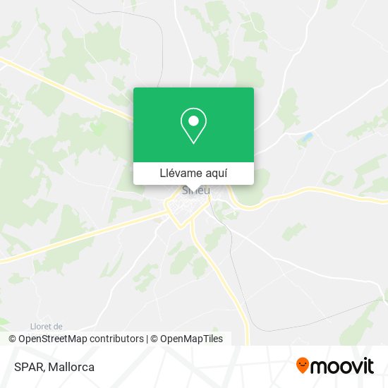 Mapa SPAR