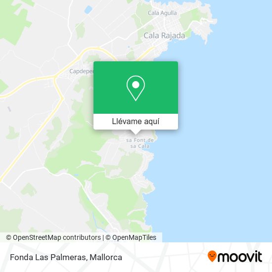 Mapa Fonda Las Palmeras