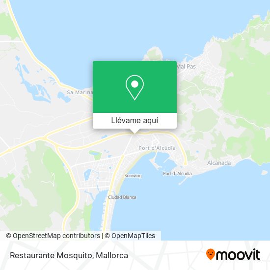 Mapa Restaurante Mosquito