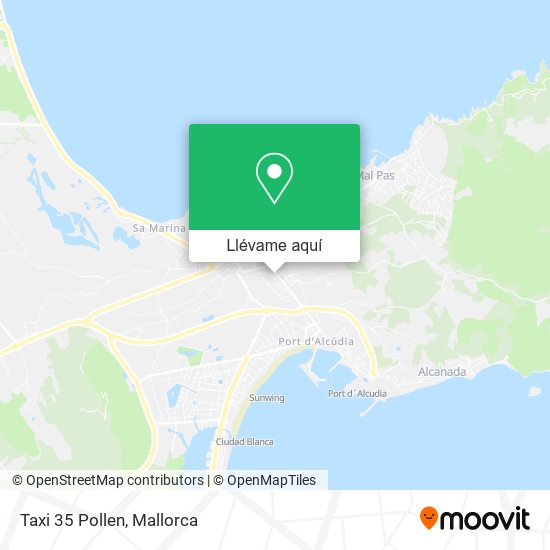 Mapa Taxi 35 Pollen