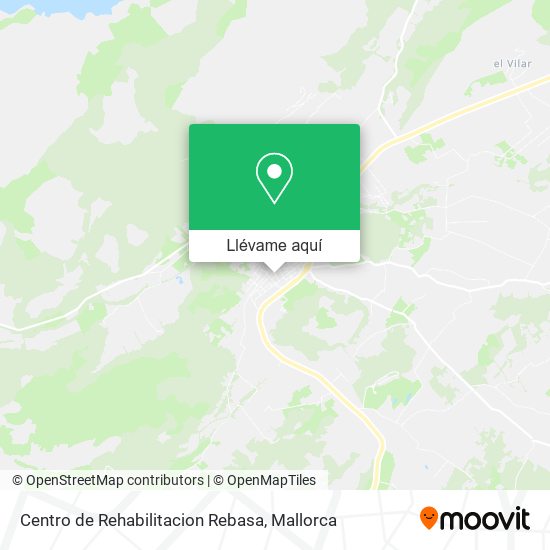 Mapa Centro de Rehabilitacion Rebasa