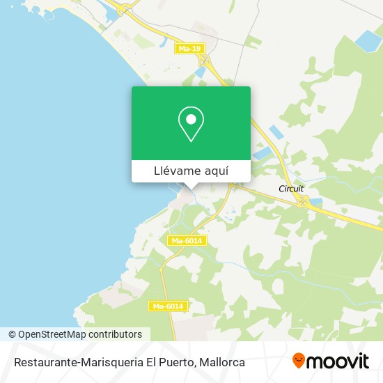 Mapa Restaurante-Marisqueria El Puerto