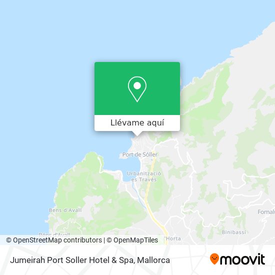 Mapa Jumeirah Port Soller Hotel & Spa