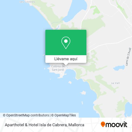 Mapa Aparthotel & Hotel Isla de Cabrera