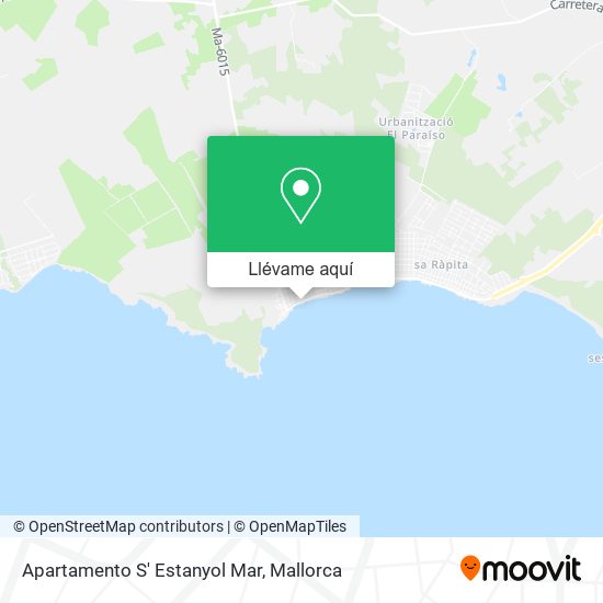 Mapa Apartamento S' Estanyol Mar