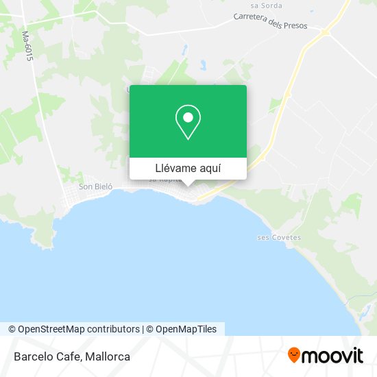 Mapa Barcelo Cafe