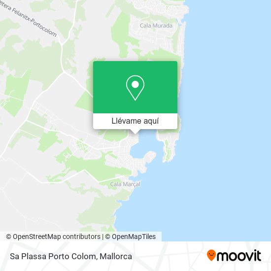 Mapa Sa Plassa Porto Colom