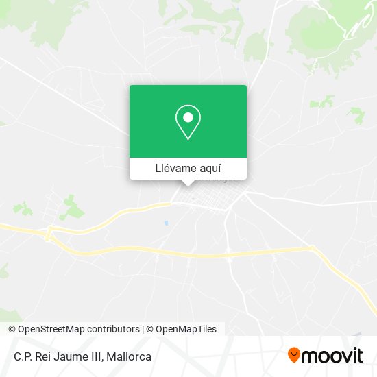 Mapa C.P. Rei Jaume III