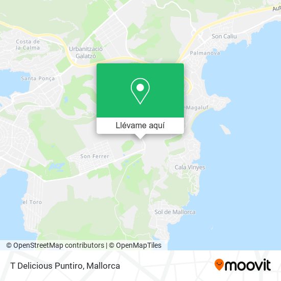 Mapa T Delicious Puntiro