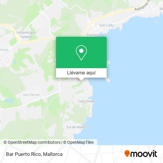 Mapa Bar Puerto Rico