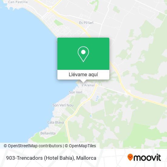 Mapa 903-Trencadors (Hotel Bahía)