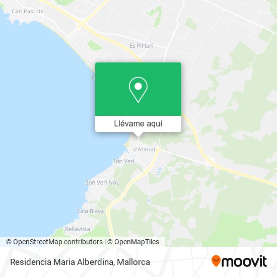 Mapa Residencia Maria Alberdina