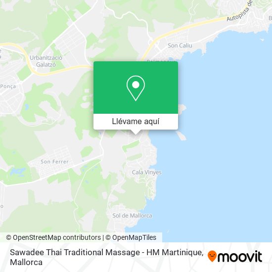 Mapa Sawadee Thai Traditional Massage - HM Martinique