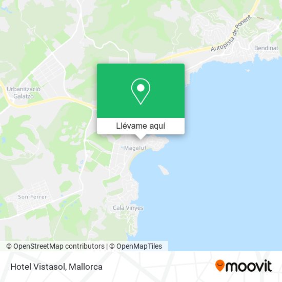 Mapa Hotel Vistasol