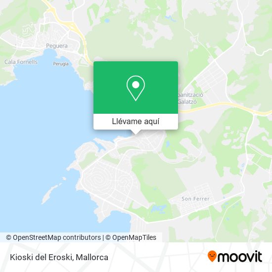 Mapa Kioski del Eroski