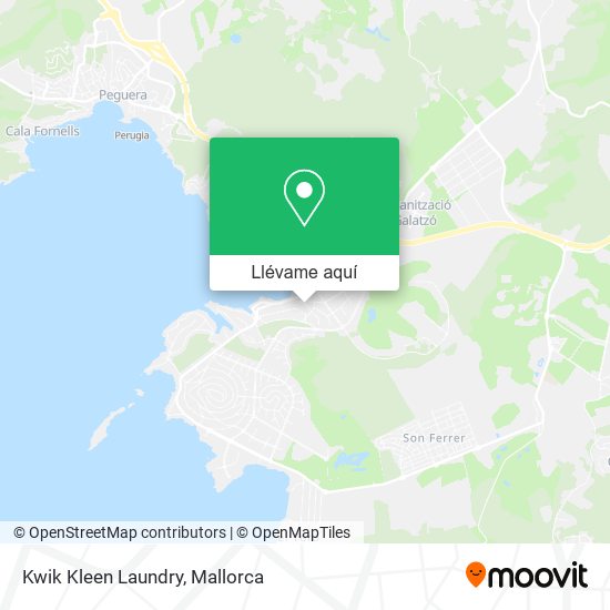 Mapa Kwik Kleen Laundry