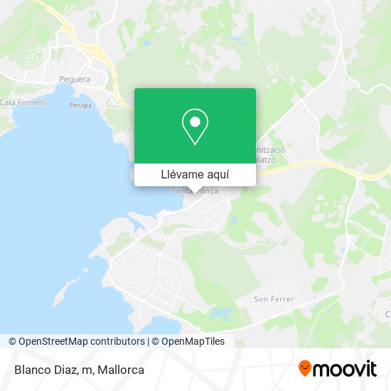 Mapa Blanco Diaz, m