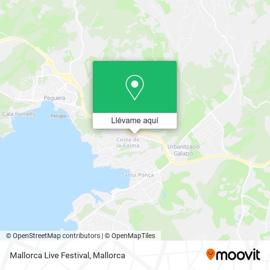 Mapa Mallorca Live Festival