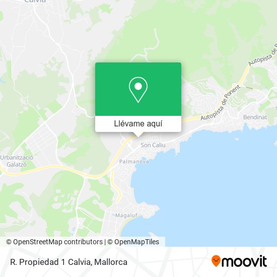 Mapa R. Propiedad 1 Calvia