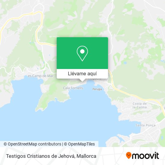 Mapa Testigos Cristianos de Jehová