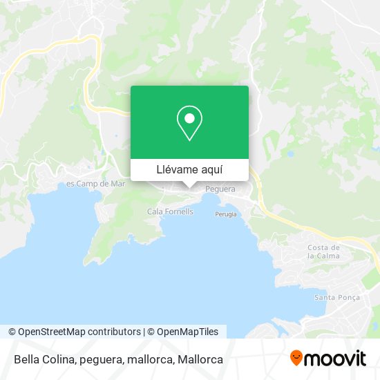 Mapa Bella Colina, peguera, mallorca