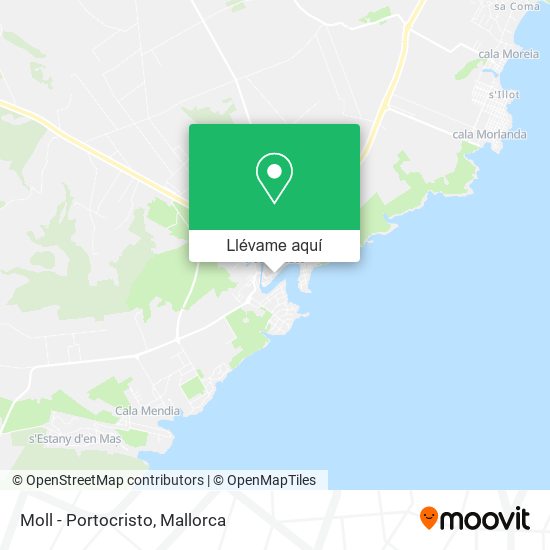 Mapa Moll - Portocristo