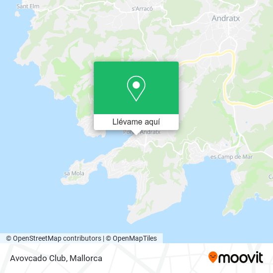 Mapa Avovcado Club