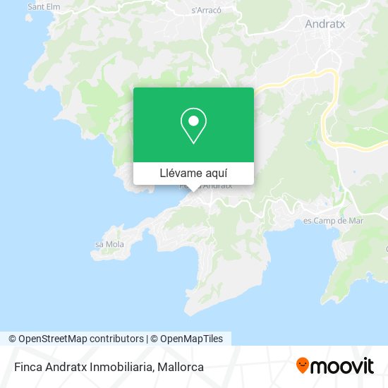 Mapa Finca Andratx Inmobiliaria