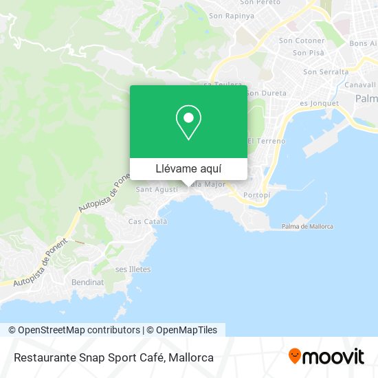 Mapa Restaurante Snap Sport Café