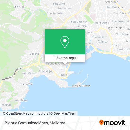 Mapa Bigpua Comunicaciónes