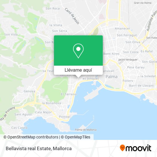 Mapa Bellavista real Estate
