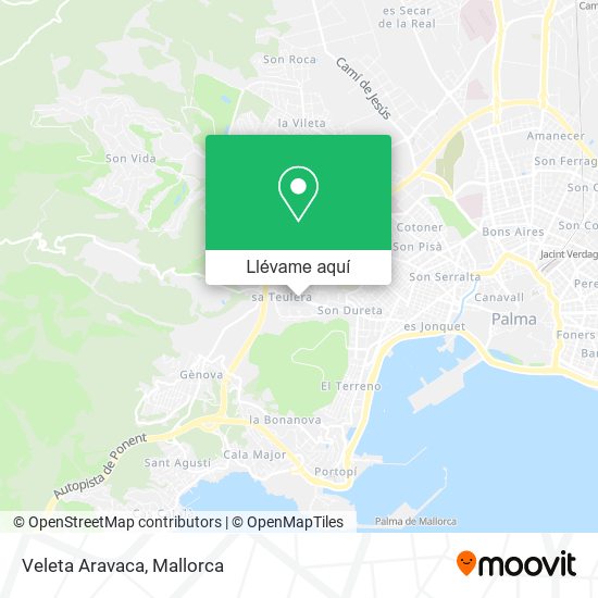 Mapa Veleta Aravaca