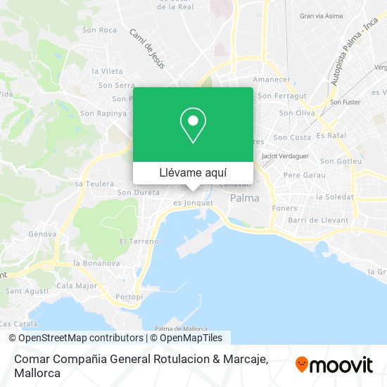 Mapa Comar Compañia General Rotulacion & Marcaje