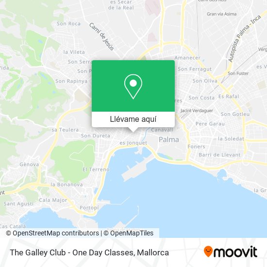 Mapa The Galley Club - One Day Classes