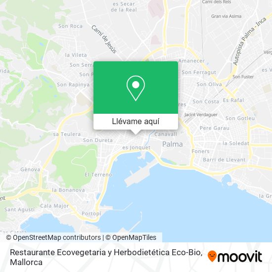 Mapa Restaurante Ecovegetaria y Herbodietética Eco-Bio