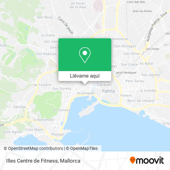 Mapa Illes Centre de Fitness