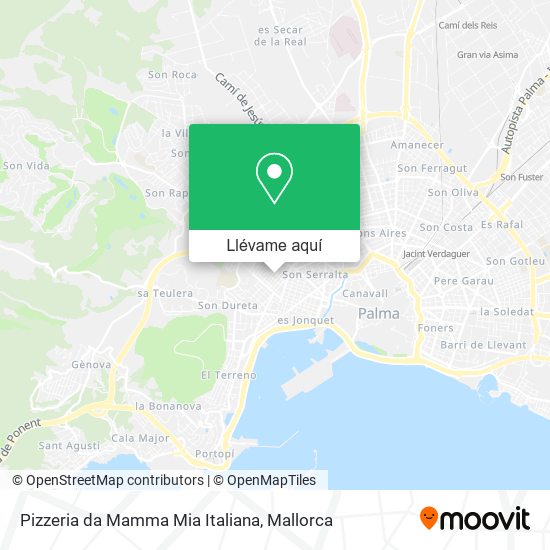 Mapa Pizzeria da Mamma Mia Italiana