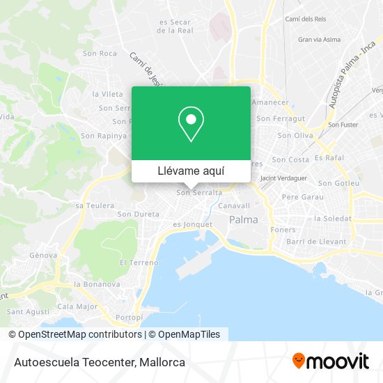 Mapa Autoescuela Teocenter