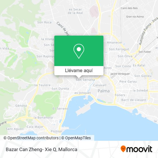 Mapa Bazar Can Zheng- Xie Q