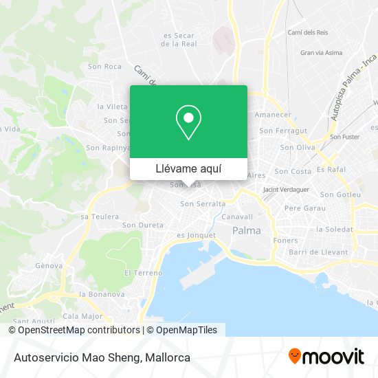 Mapa Autoservicio Mao Sheng